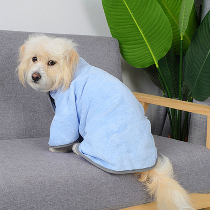 Quick-Drying Pet Absorbent Towel Bathrobe