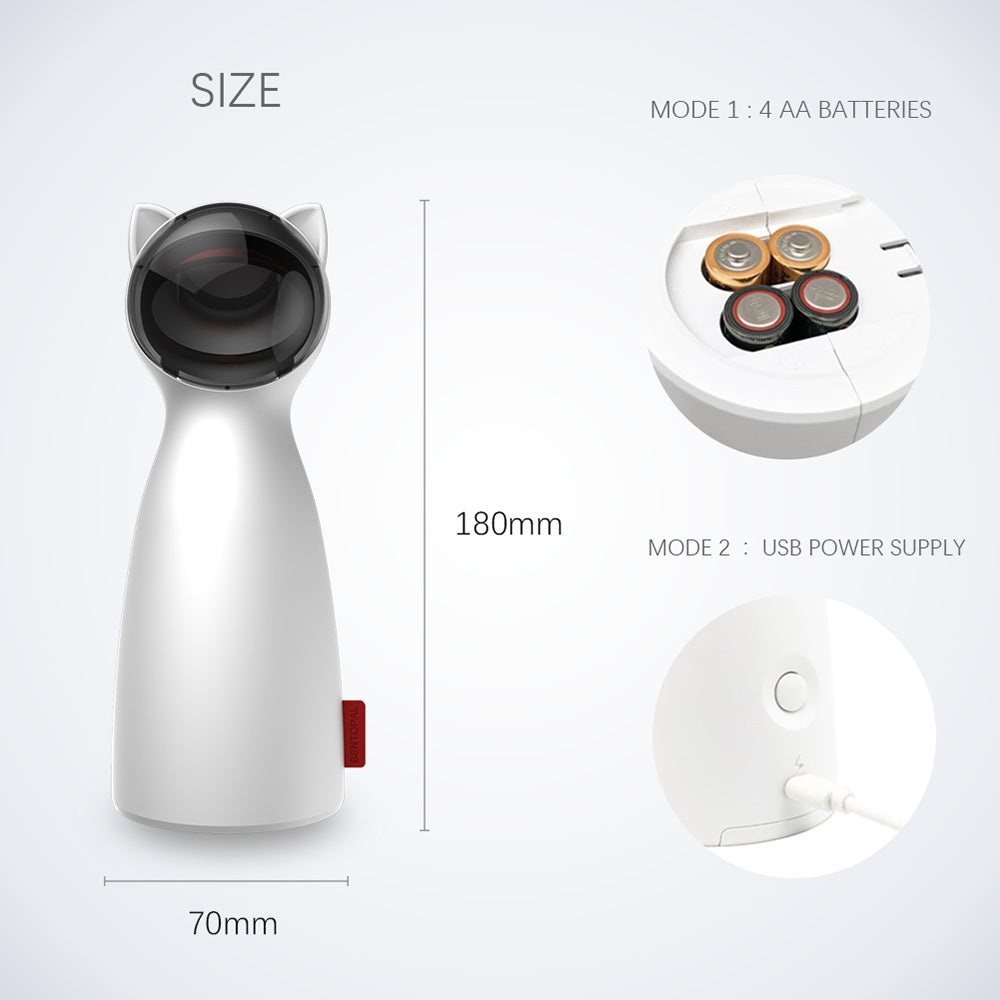 Smart Automatic Cat LED Laser Exercise Toy