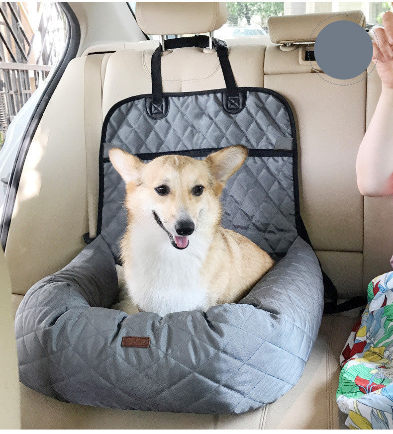 2-in-1 Pet Dog Car Seat & Bed