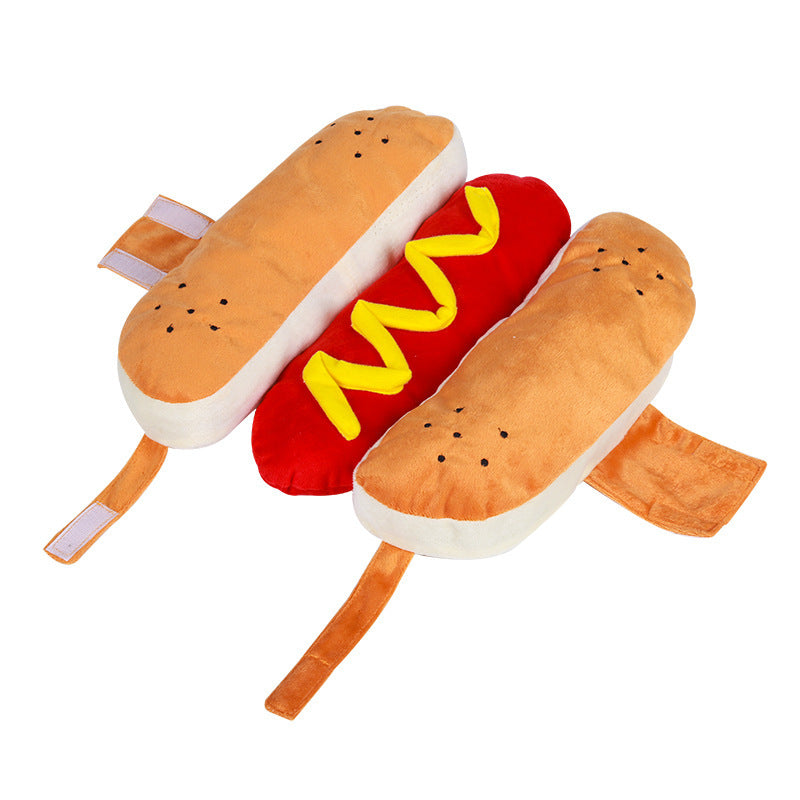 Funny Halloween Hot Dog Pet Costume