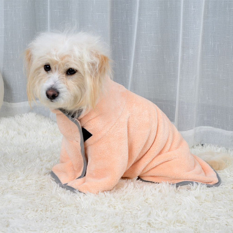 Quick-Drying Pet Absorbent Towel Bathrobe