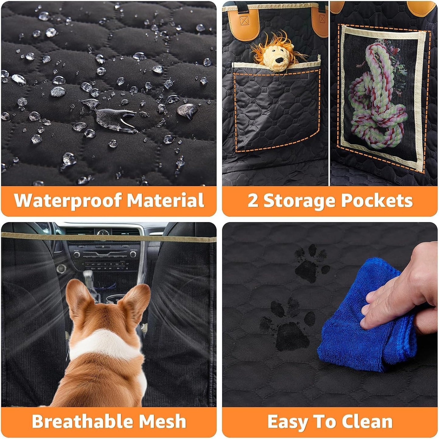 Hard Bottom Car Seat Extender for Dogs