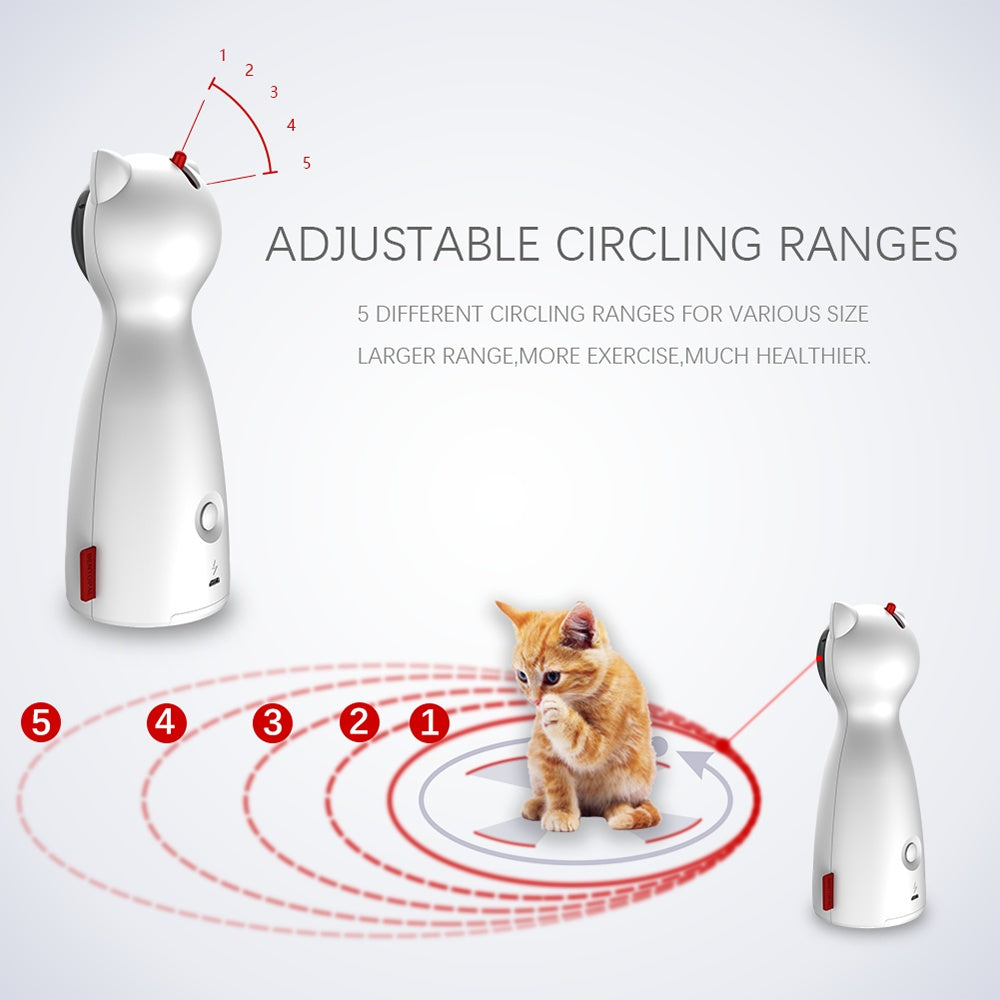 Smart Automatic Cat LED Laser Exercise Toy