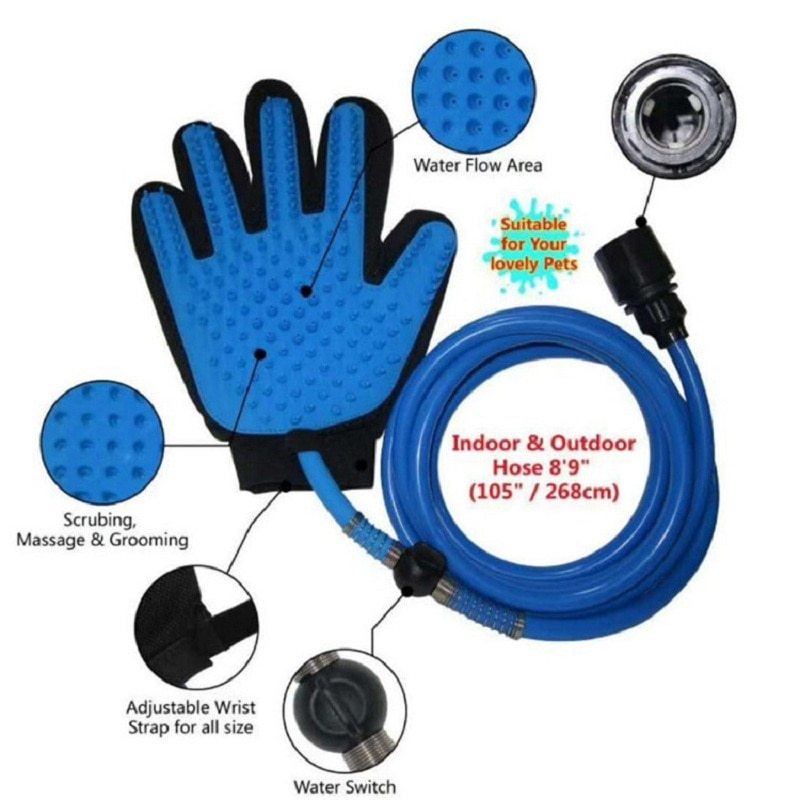 Handheld Pet Shower & Massage Glove