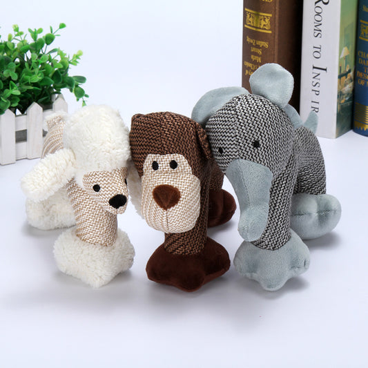 Squeaky Animals Plush Toy