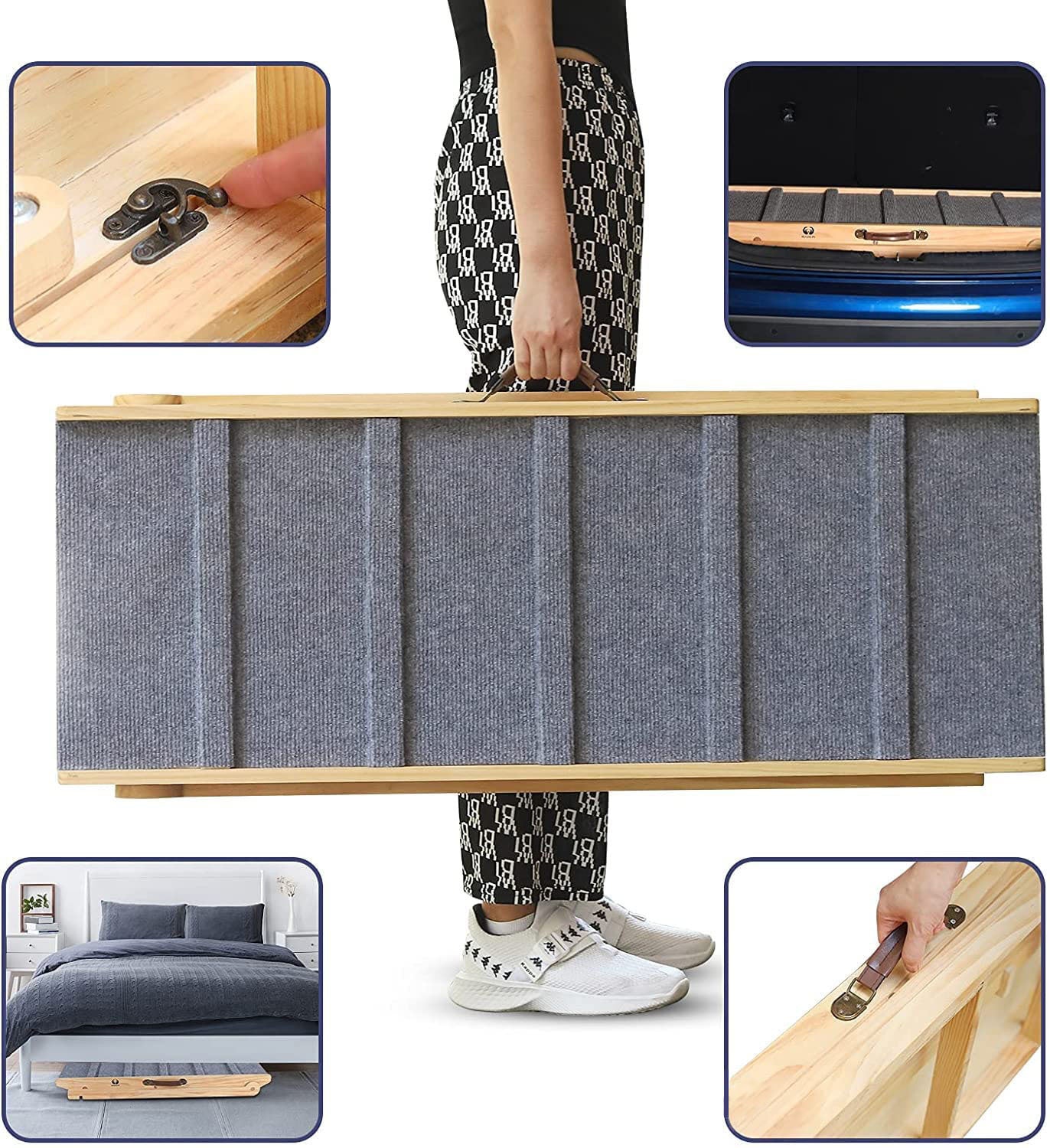 Solid Wood Pet Ramp