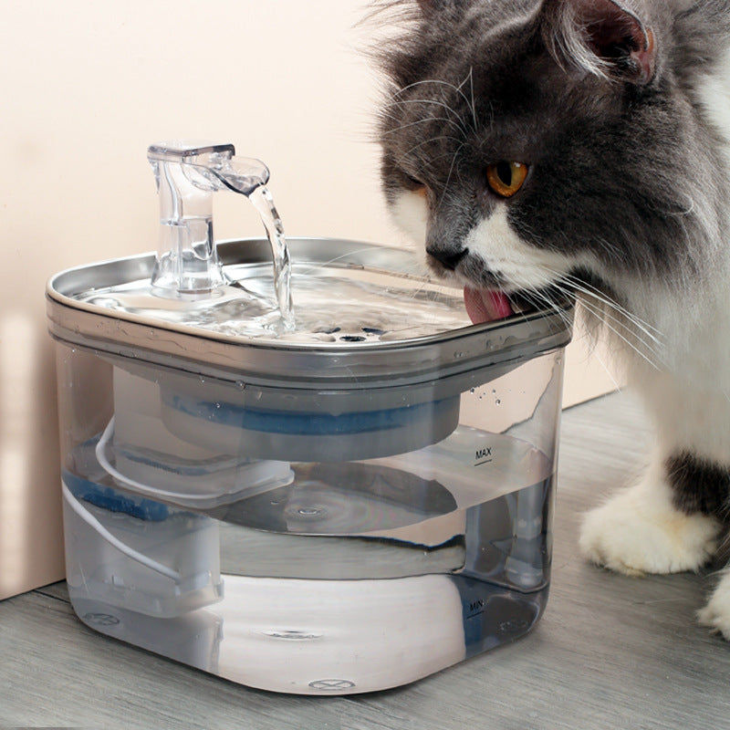 Stainless Steel Automatic Circulation Pet Water Dispenser