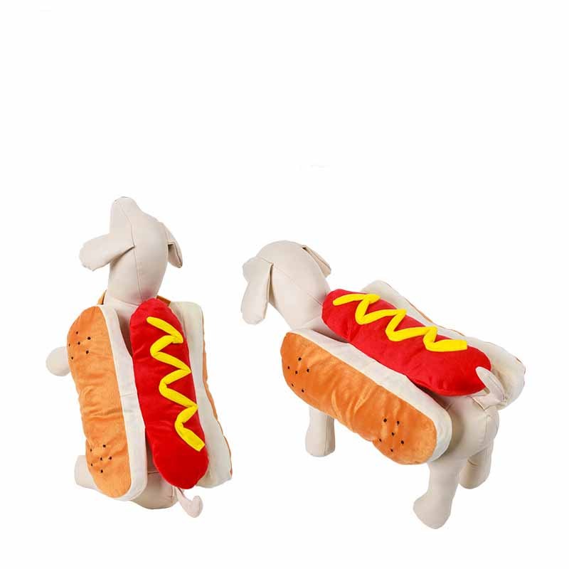 Funny Halloween Hot Dog Pet Costume