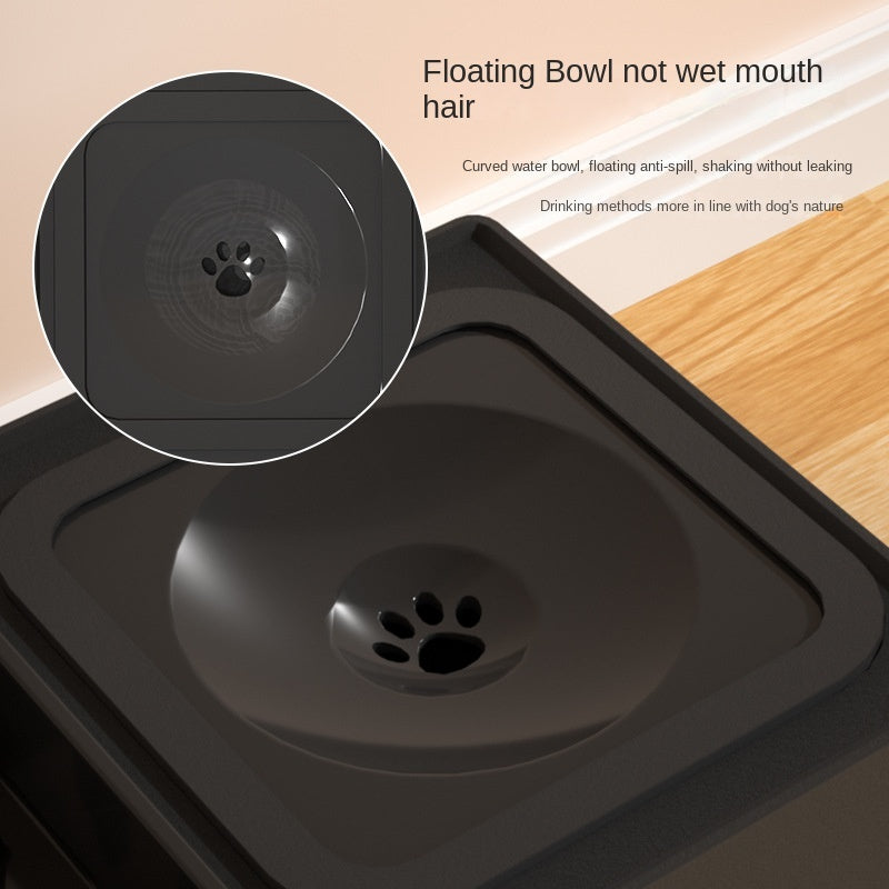 Adjustable Pet Double Bowls with Stainless Steel Stand