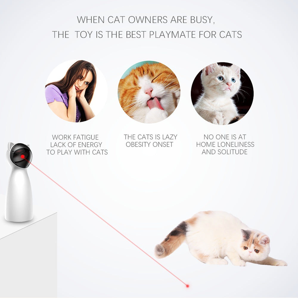 Smart Automatic Cat LED Laser Exercise Toy