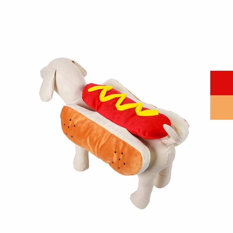 Funny Halloween Hot Dog Pet Costume