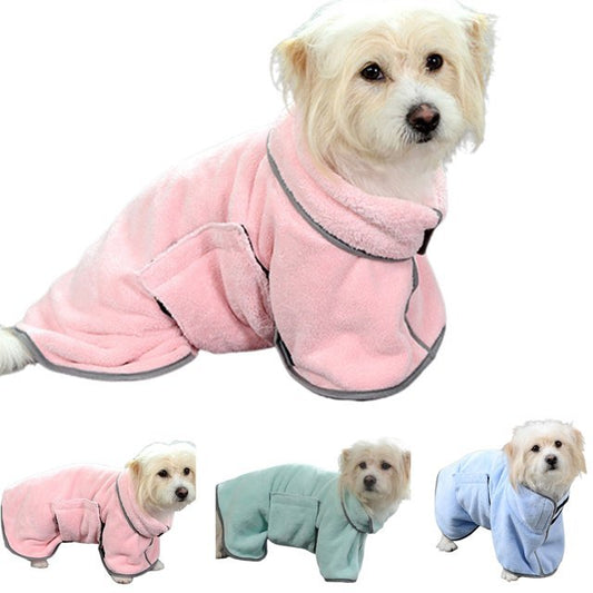 Quick-Drying Pet Absorbent Towel Bathrobe