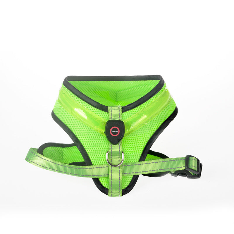 USB Rechargeable LED Luminous Pet Harness