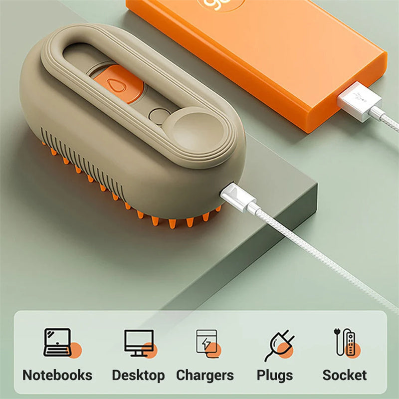 3-in-1 Steamy Pet Brush