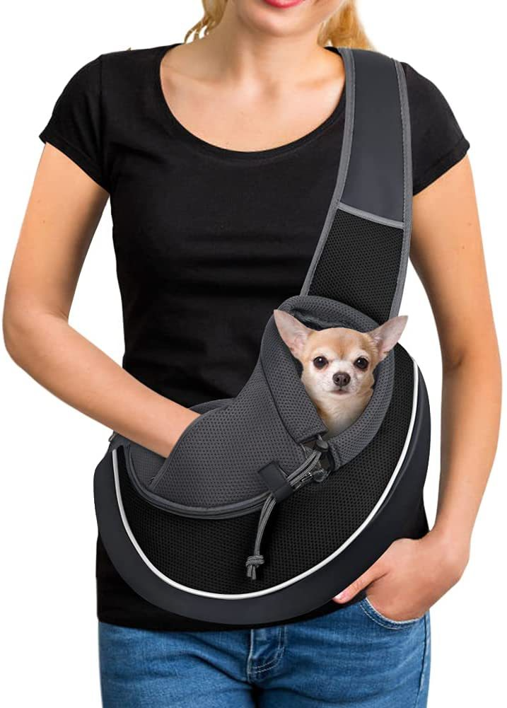 A Comfortable Shoulder Bag to Walk Your Pet Outside