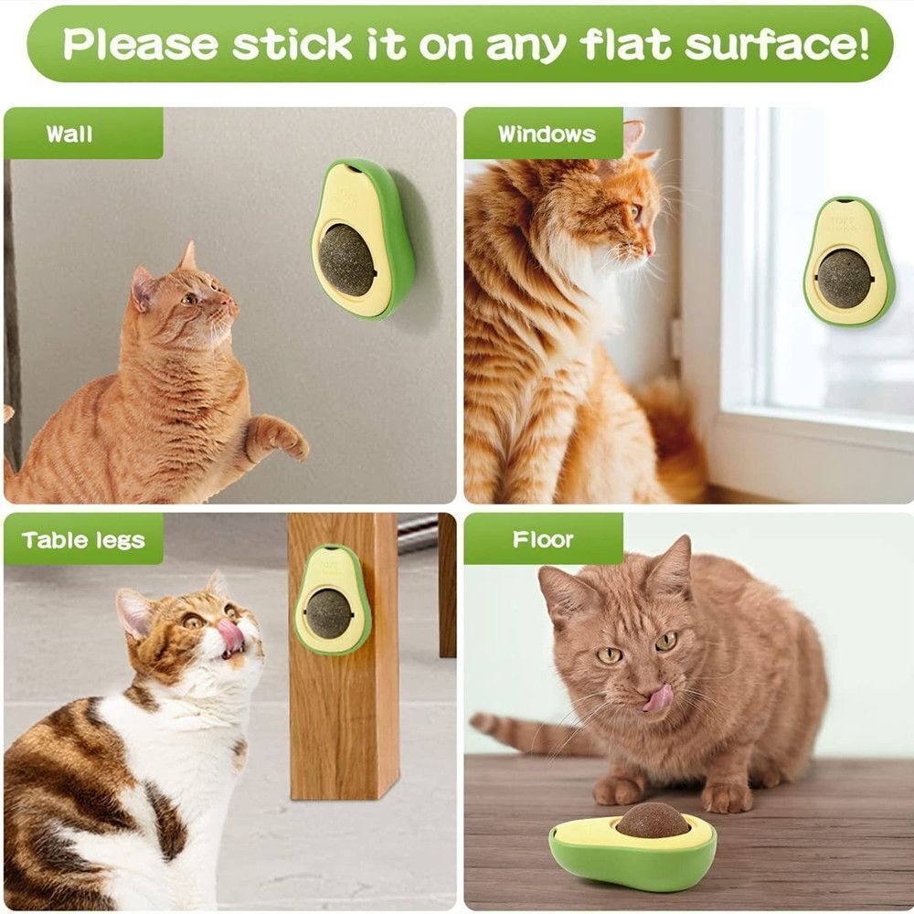 Cute Avocado Catnip Toy