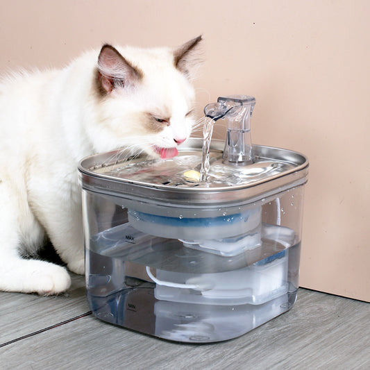 Stainless Steel Automatic Circulation Pet Water Dispenser