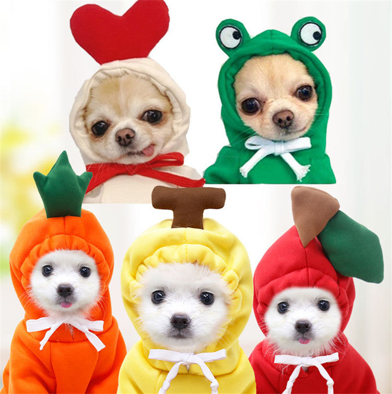Cute Animal And Fruit Pet Clothes Hoodie