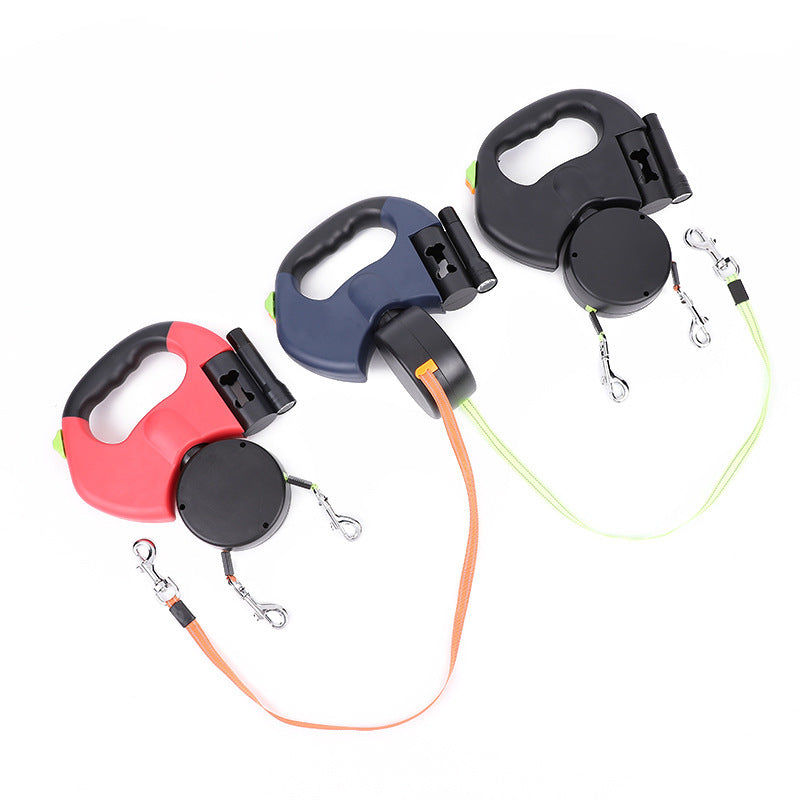 2-in-1 Retractable Dog Leash