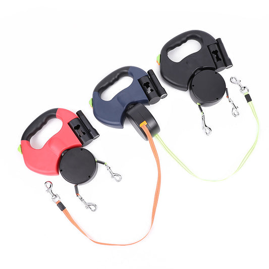 2-in-1 Retractable Dog Leash