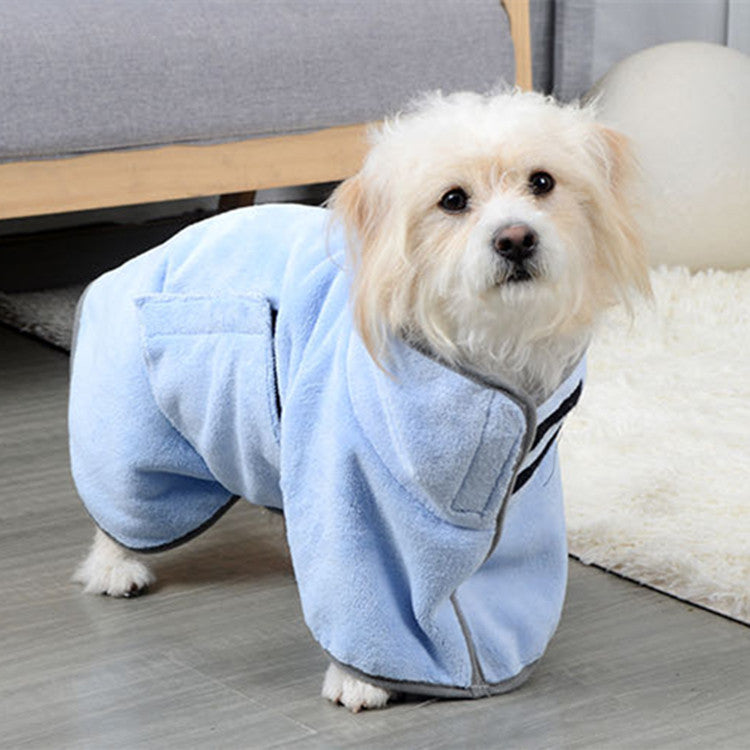 Quick-Drying Pet Absorbent Towel Bathrobe