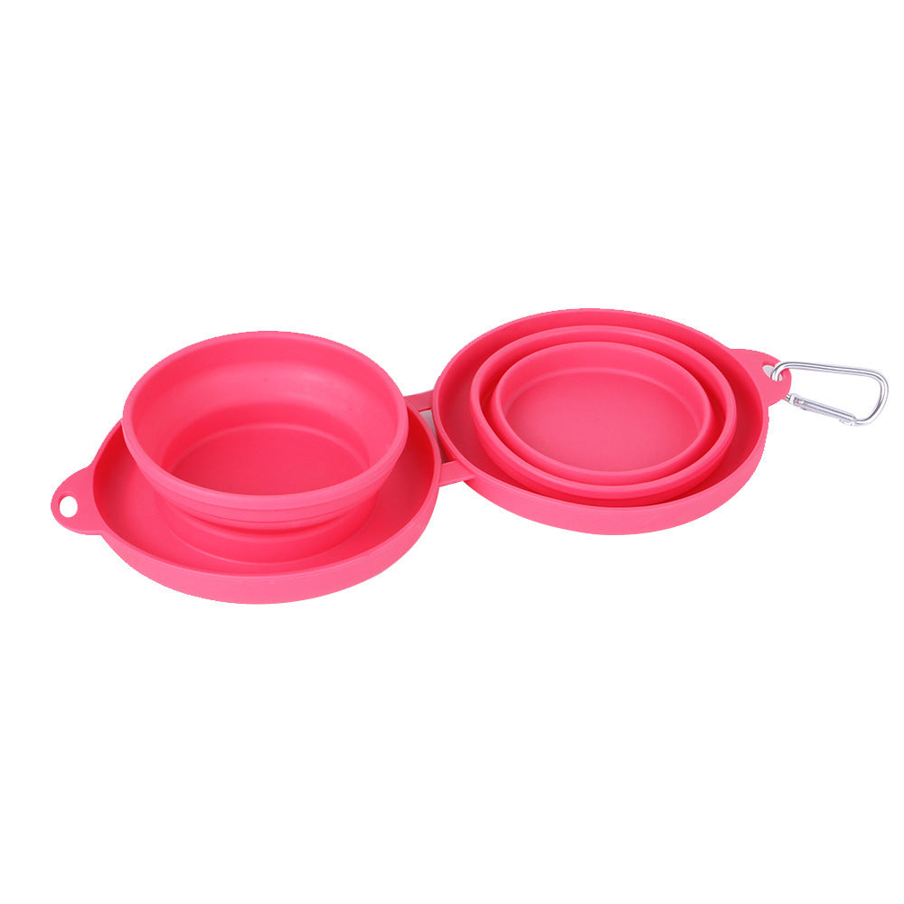 Double Collapsible Pet Bowls