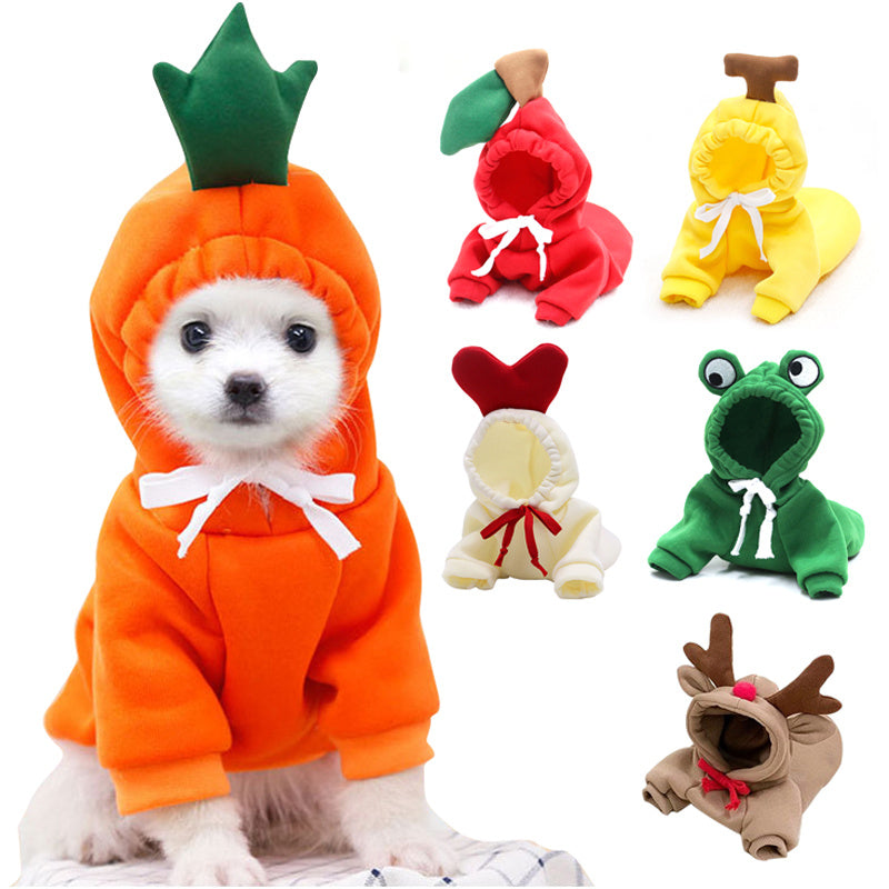 Cute Animal And Fruit Pet Clothes Hoodie