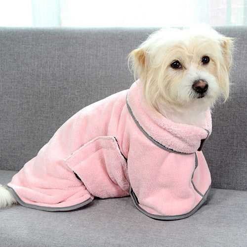 Quick-Drying Pet Absorbent Towel Bathrobe