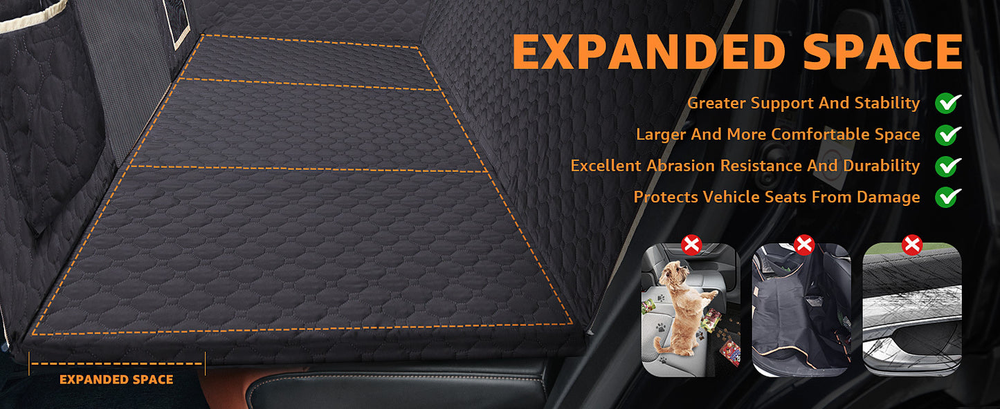 Hard Bottom Car Seat Extender for Dogs