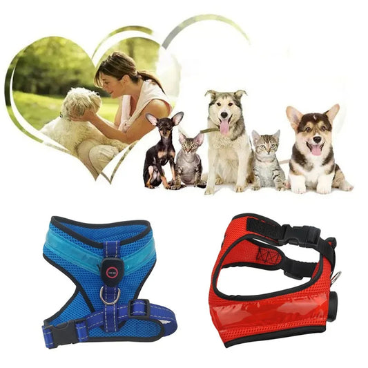 USB Rechargeable LED Luminous Pet Harness